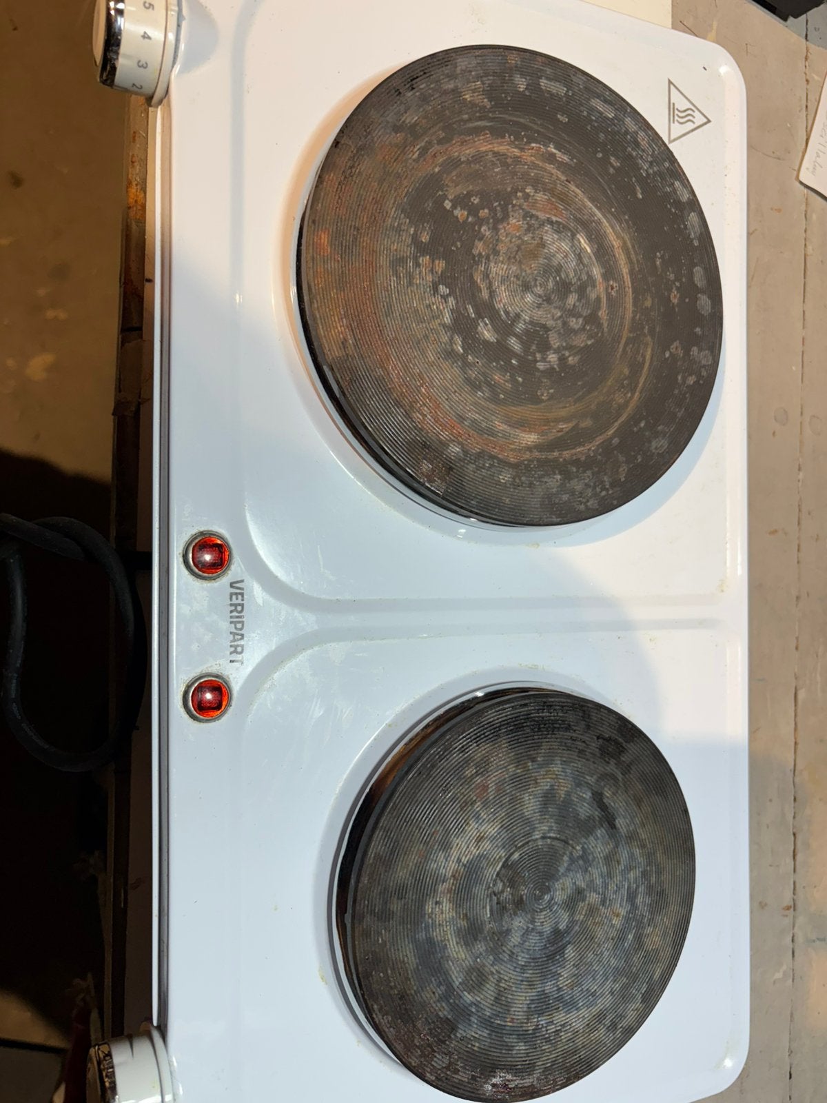 Kookplaat 2 pits electrisch, Ophalen, 4 kookzones, Zo goed als nieuw, Vrijstaand