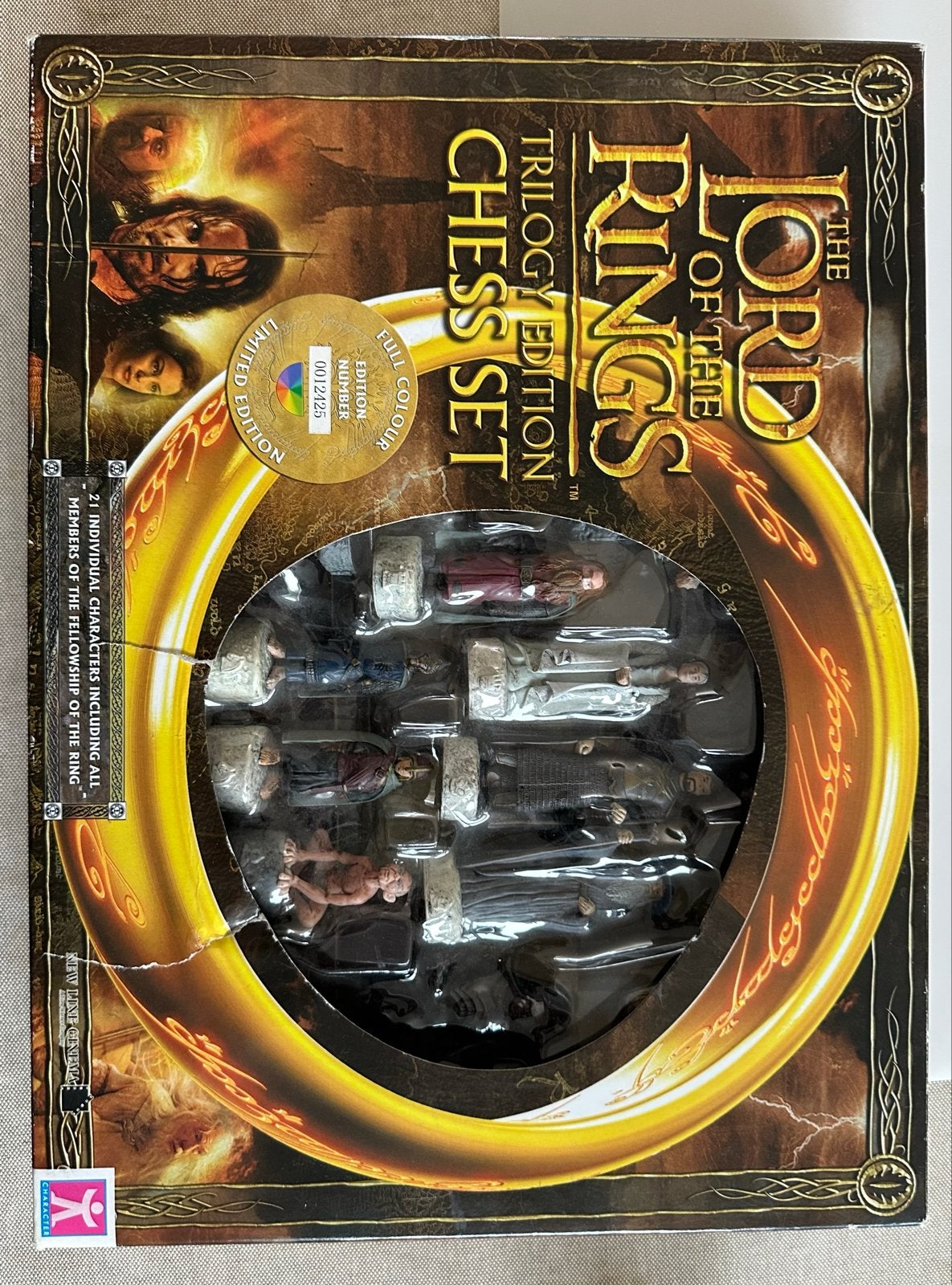 Lord of the Rings Schaakspel Trilogy Edition Limited, Verzamelen, Ophalen of Verzenden, Zo goed als nieuw, Spel