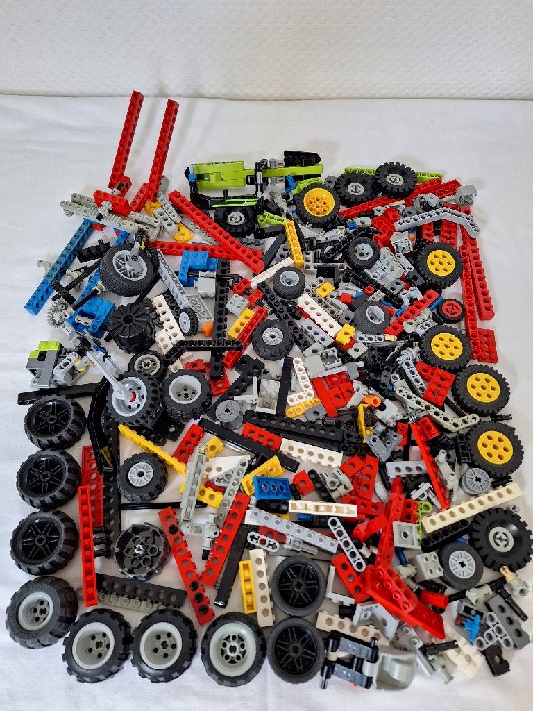 * Lego Technic: Losse Technische partij met wielen *, Gebruikt, Lego, Ophalen of Verzenden, Technic