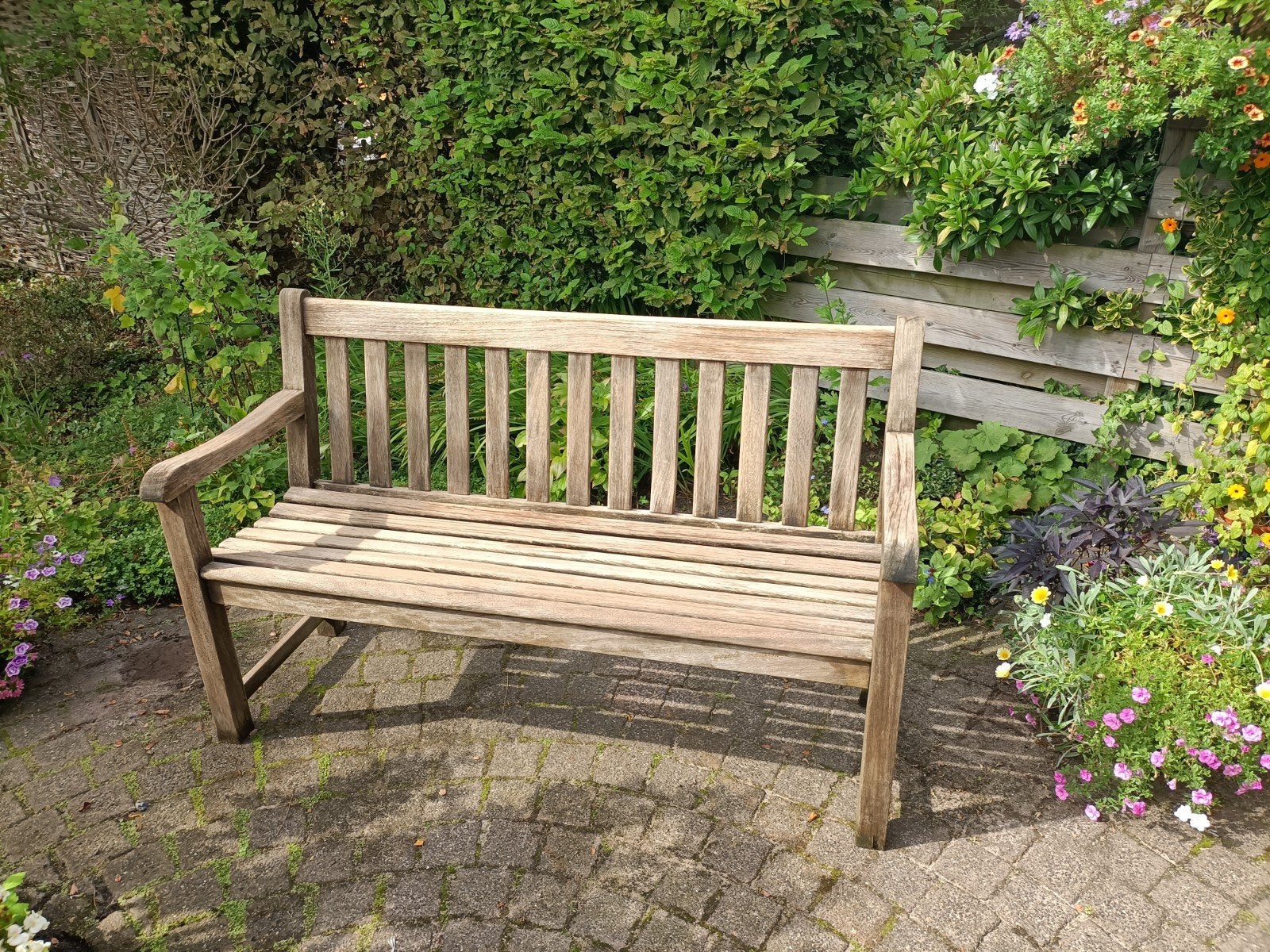 Alexander Rose Teakhouten Tuinbank - 150x90x48 cm, Ophalen, Gebruikt, Teakhout