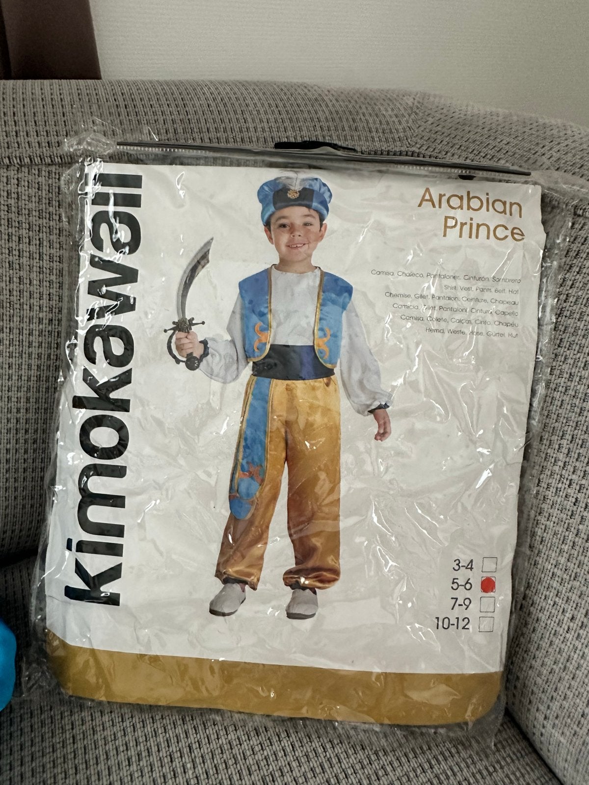 Arabische Prins Kostuum - Kimokawaii (maat 110-116), Ophalen, Zo goed als nieuw, 110 t/m 116, Jongen