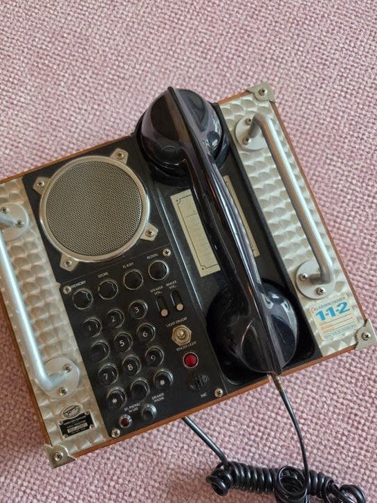 Vintage Telefoon - Jaren '90 Retro Design Telefoon, Ophalen of Verzenden, Gebruikt