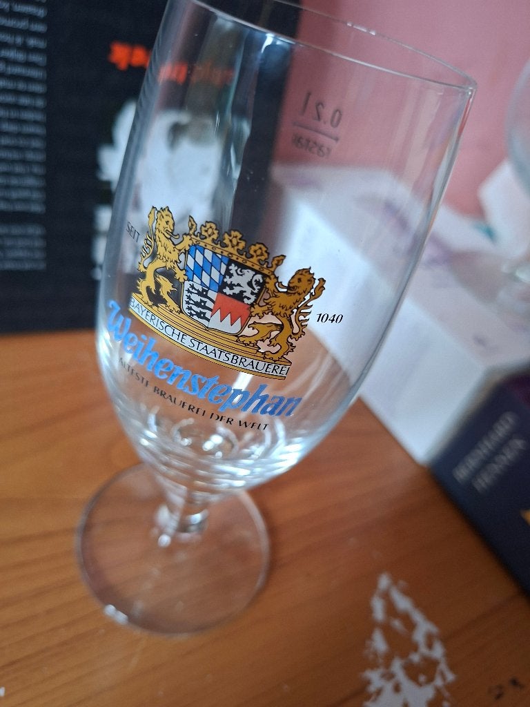 bierglas Weihenstephan, Ophalen of Verzenden, Zo goed als nieuw, Glas of Glazen, Overige merken