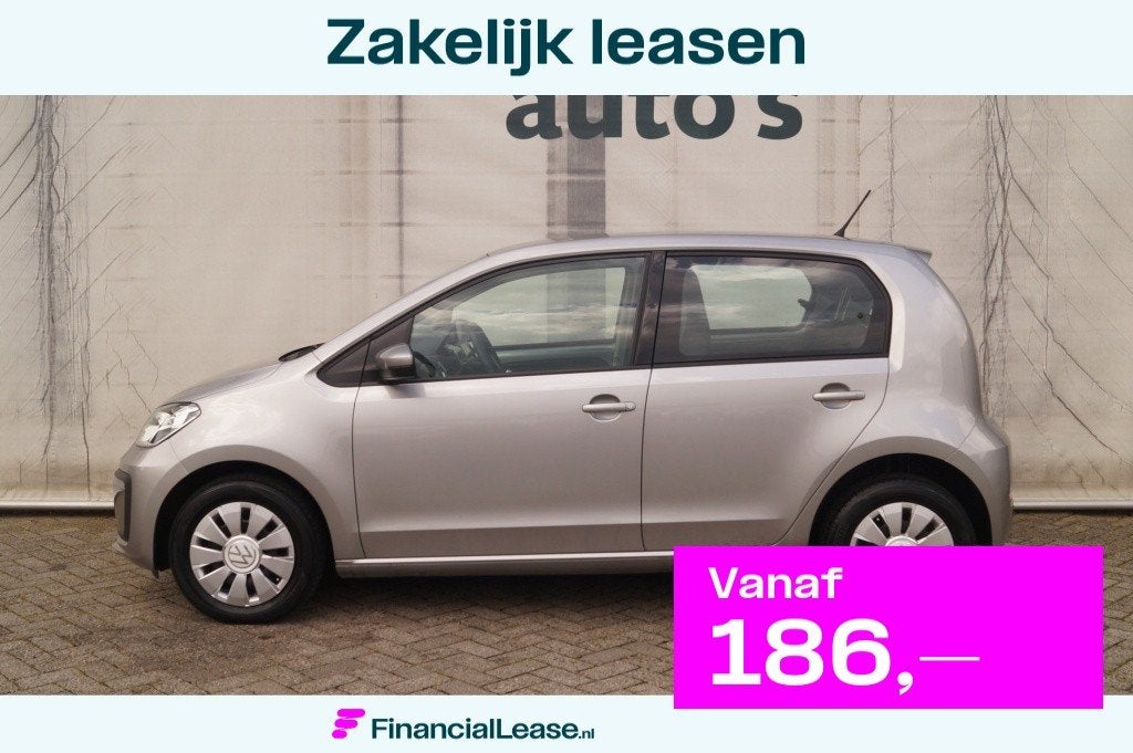 Volkswagen up! 1.0 MPI 65pk Edition 5-drs -AIRCO-DAB-, 65 pk, Stof, Gebruikt, 4 stoelen