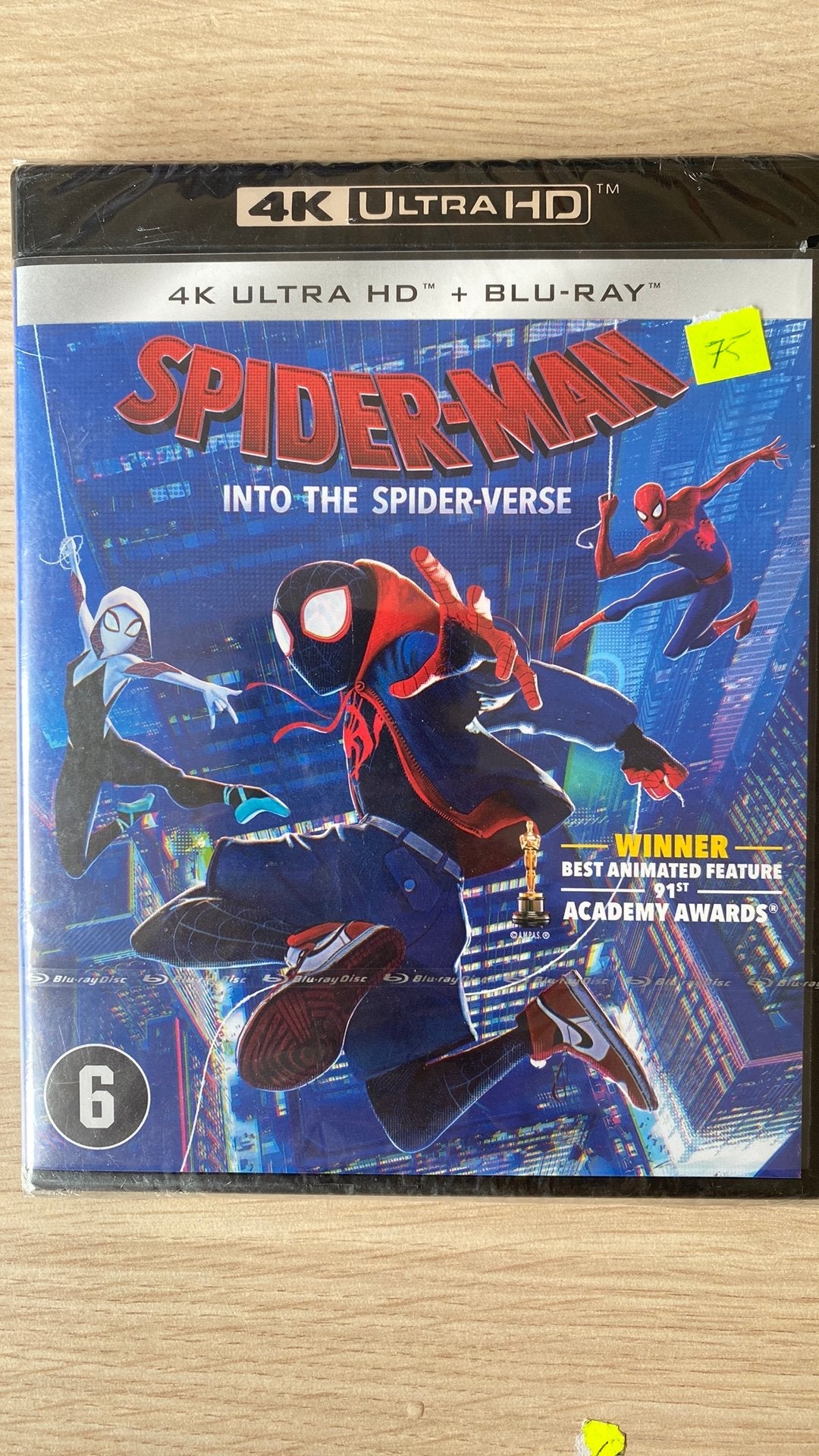Spiderman into the spider-verse 4k uhd NL versie NIEUW, Cd's en Dvd's, Blu-ray, Ophalen of Verzenden, Nieuw in verpakking, Actie