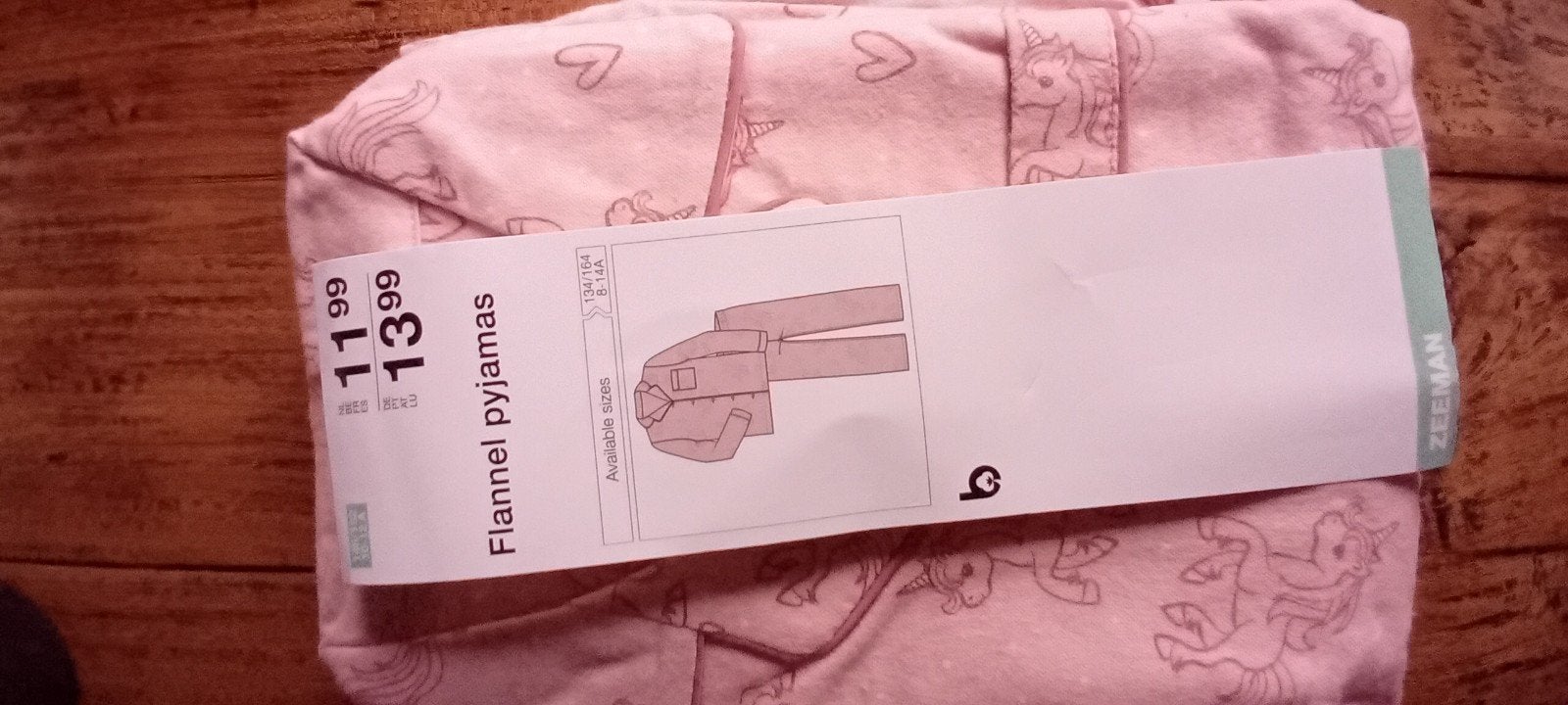 Nieuwe Flanellen Pyjama's Diverse Maten en Prints, Kinderen en Baby's, Kinderkleding | Overige, Ophalen of Verzenden, Nieuw, Zeeman