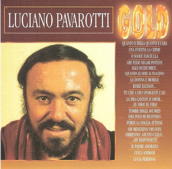 Luciano Pavarotti – Gold CD, Verzenden, Opera of Operette, Zo goed als nieuw, Classicisme