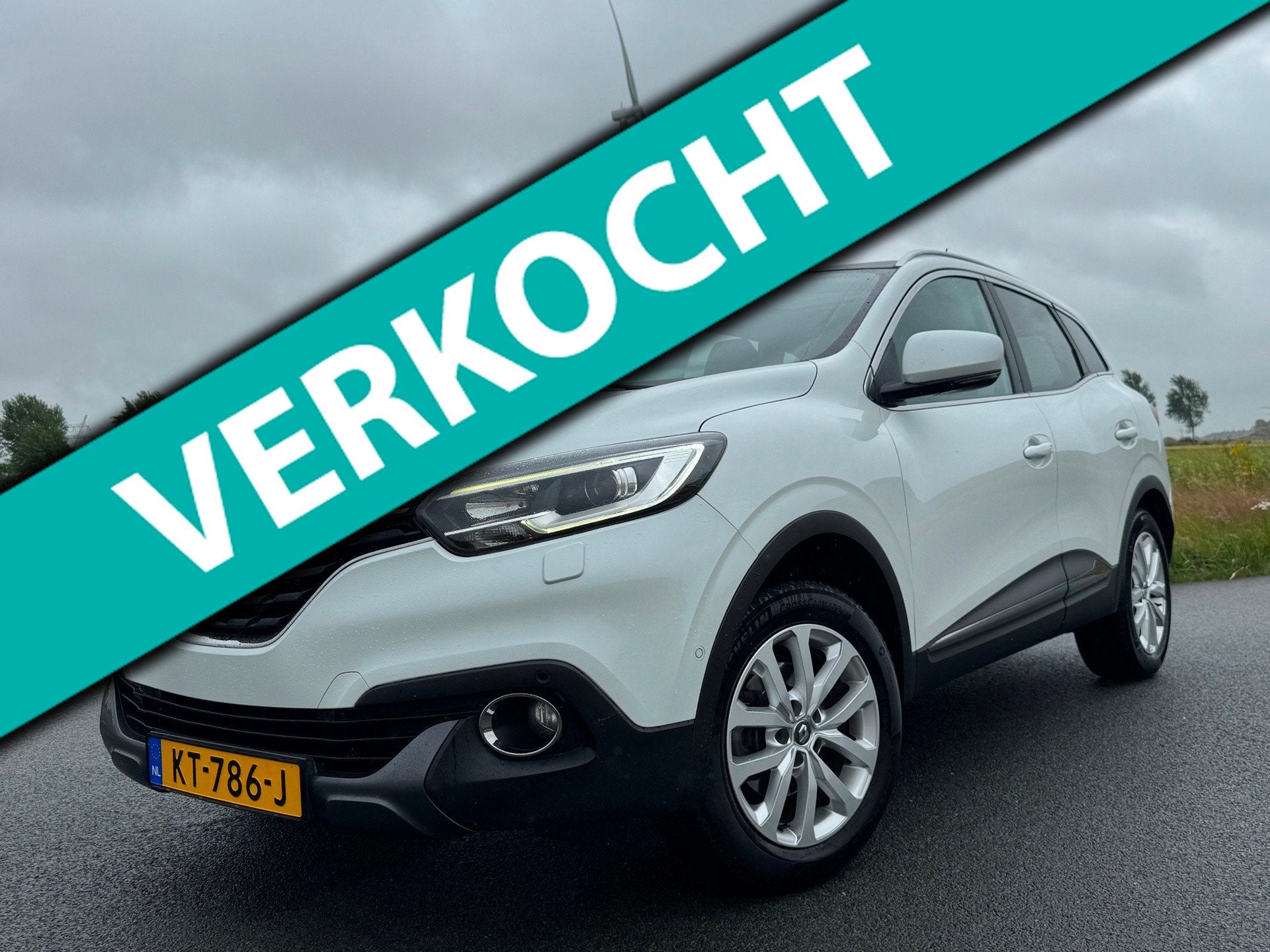 Renault Kadjar 1.2 TCe Intens AUTOMAAT Vol Opties Parelmoer, Kadjar, Gebruikt, 4 cilinders, Automatische klimaatregeling