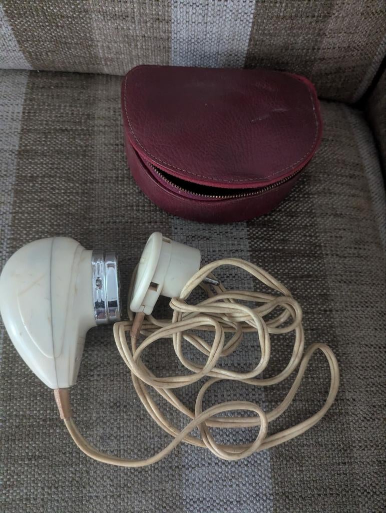 Vintage Philips Philishave Scheerapparaat met Etui, Antiek en Kunst, Ophalen of Verzenden
