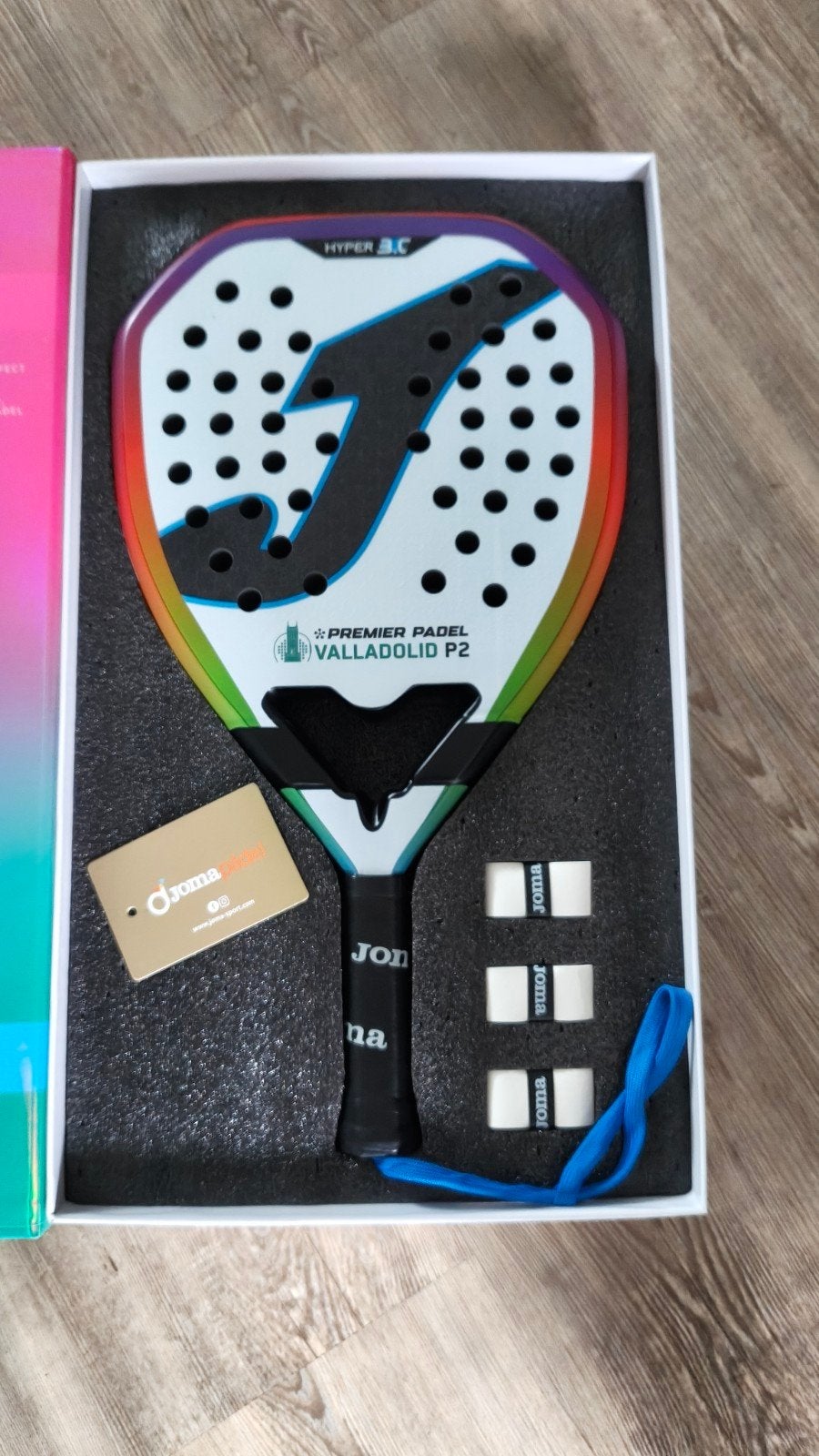 Nieuw: Joma Padel Racket Hyper 3.0 Premier Padel Valladolid, Ophalen of Verzenden, Nieuw, Padelracket