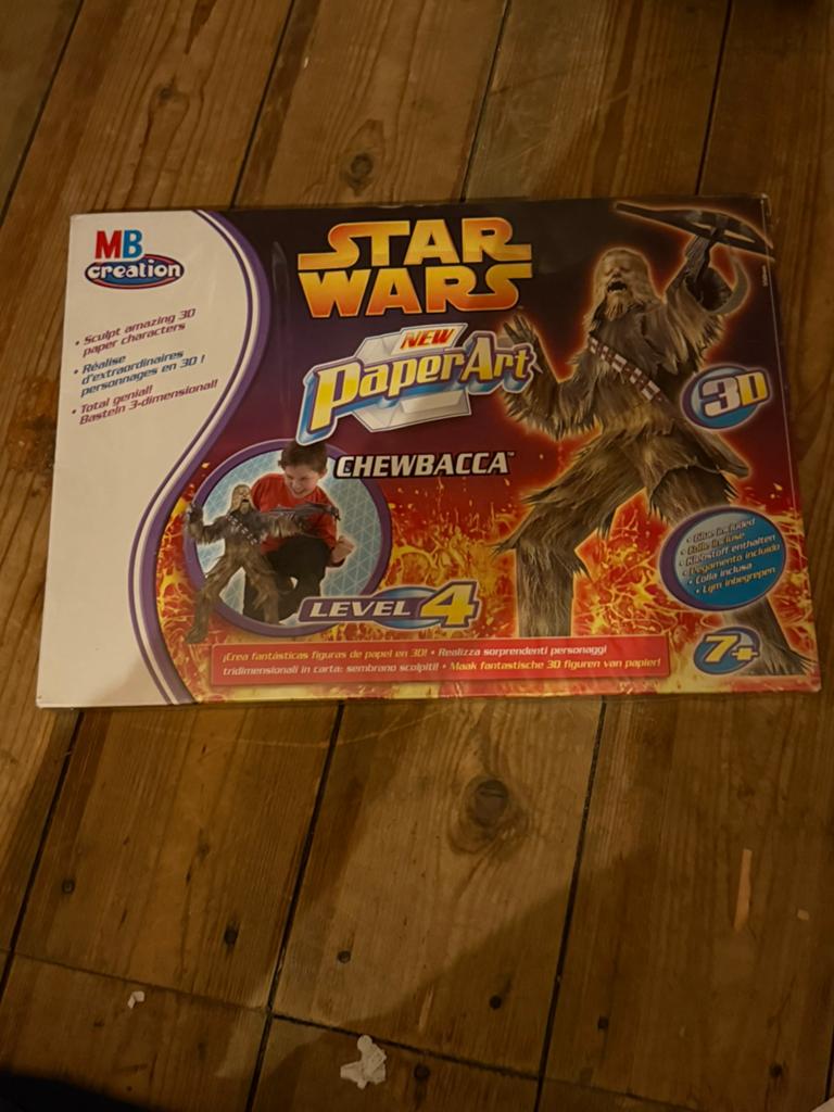 Chewbacca paper art ( nog in plastic ), Ophalen, Nieuw