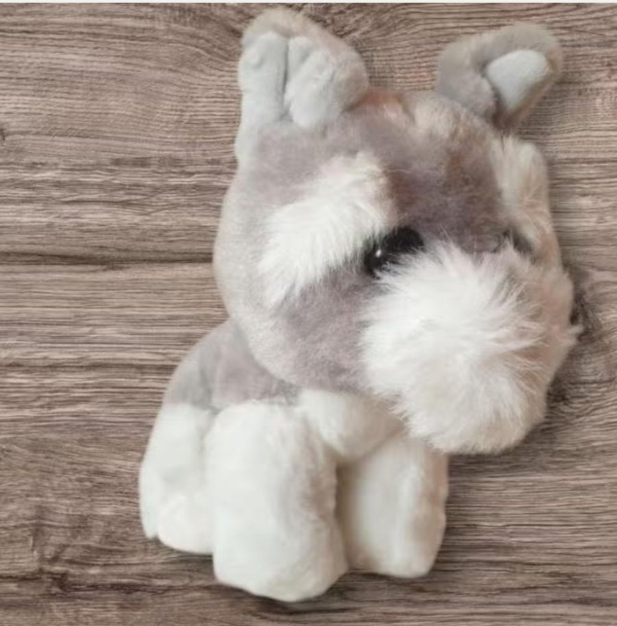 TY velvet beanie babies Schnauzer Harper klein formaat, -, TY, -, Overige typen