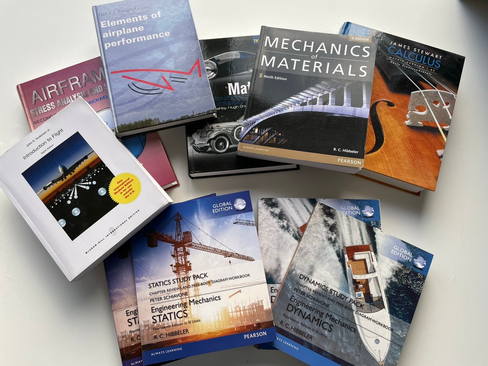 Mechanics of Materials & Engineering Mechanics (Statics/Dyna, Ophalen, Beta, Zo goed als nieuw, HBO