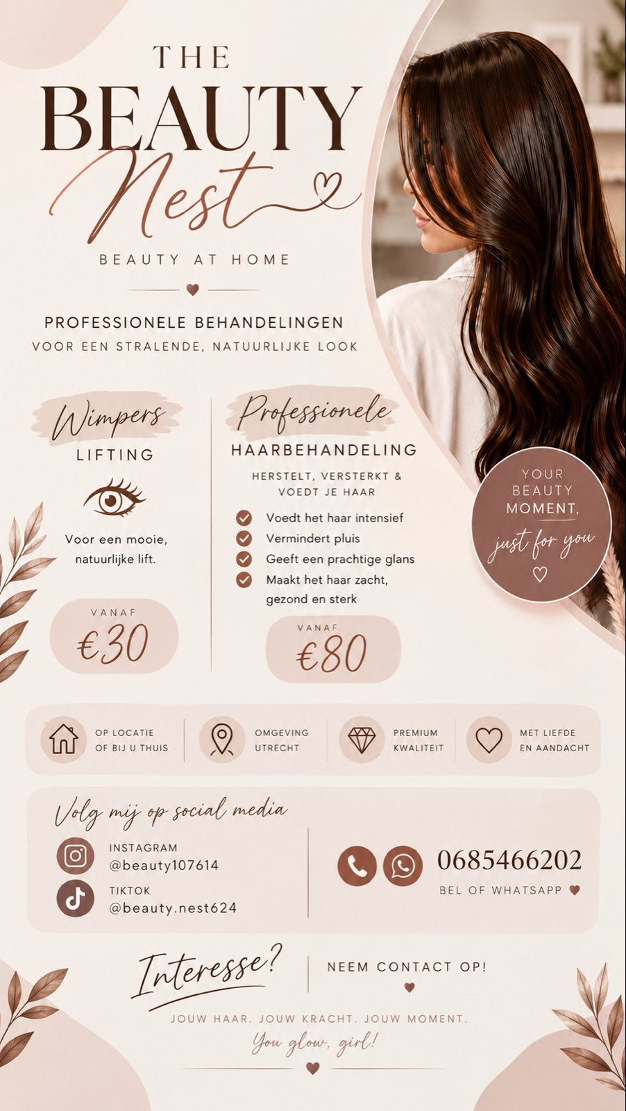 Wimperlifting & Professionele Haarbehandeling in Utrecht, Ophalen of Verzenden, Nieuw, Ogen, Verzorging