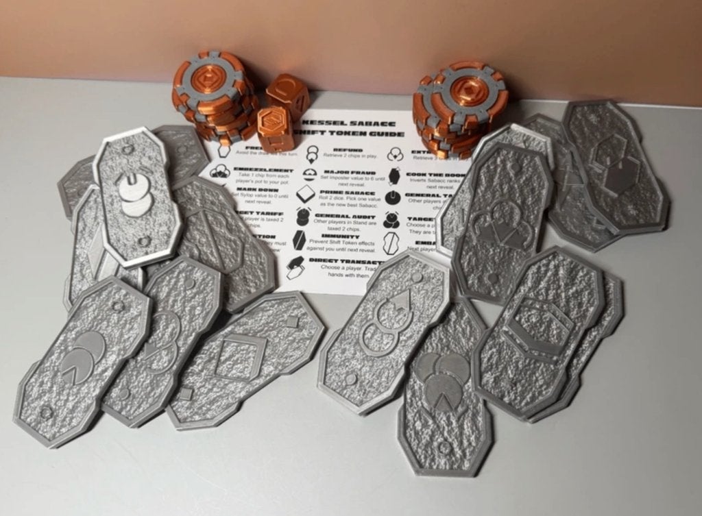 Star Wars Kessel Sabacc Set + Shift Tokens + Credits, Een of twee spelers, Ophalen, Gebruikt, Onbekend