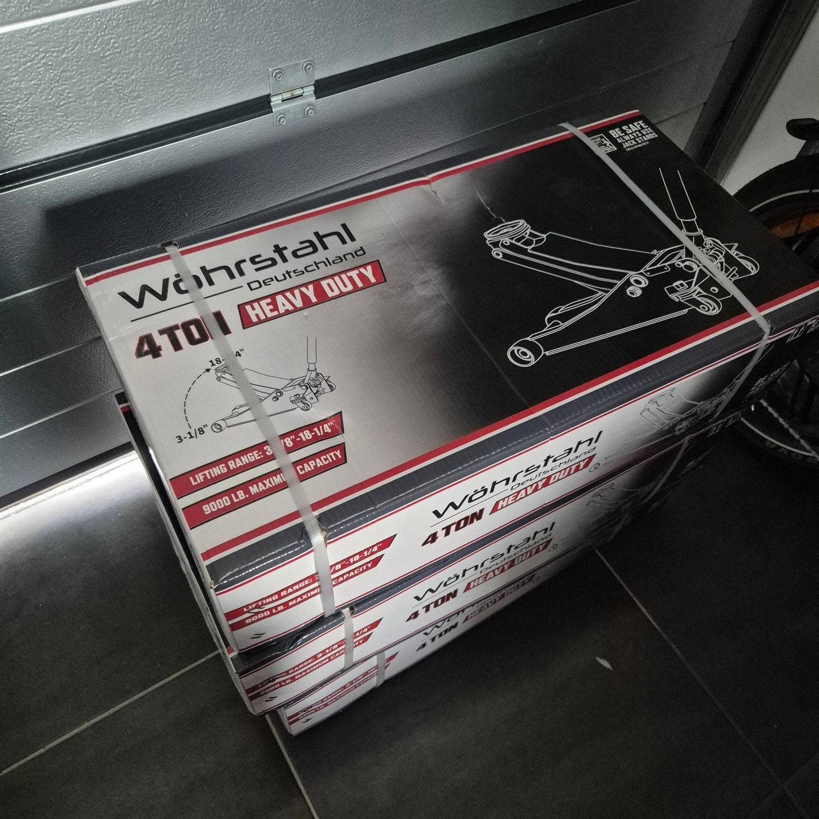 Nieuwe Wöhrstahl 4-ton krik - Laatste 3 stuks!, Wöhrstahl Deutschland, Garagekrik, Onbekend, Nieuw