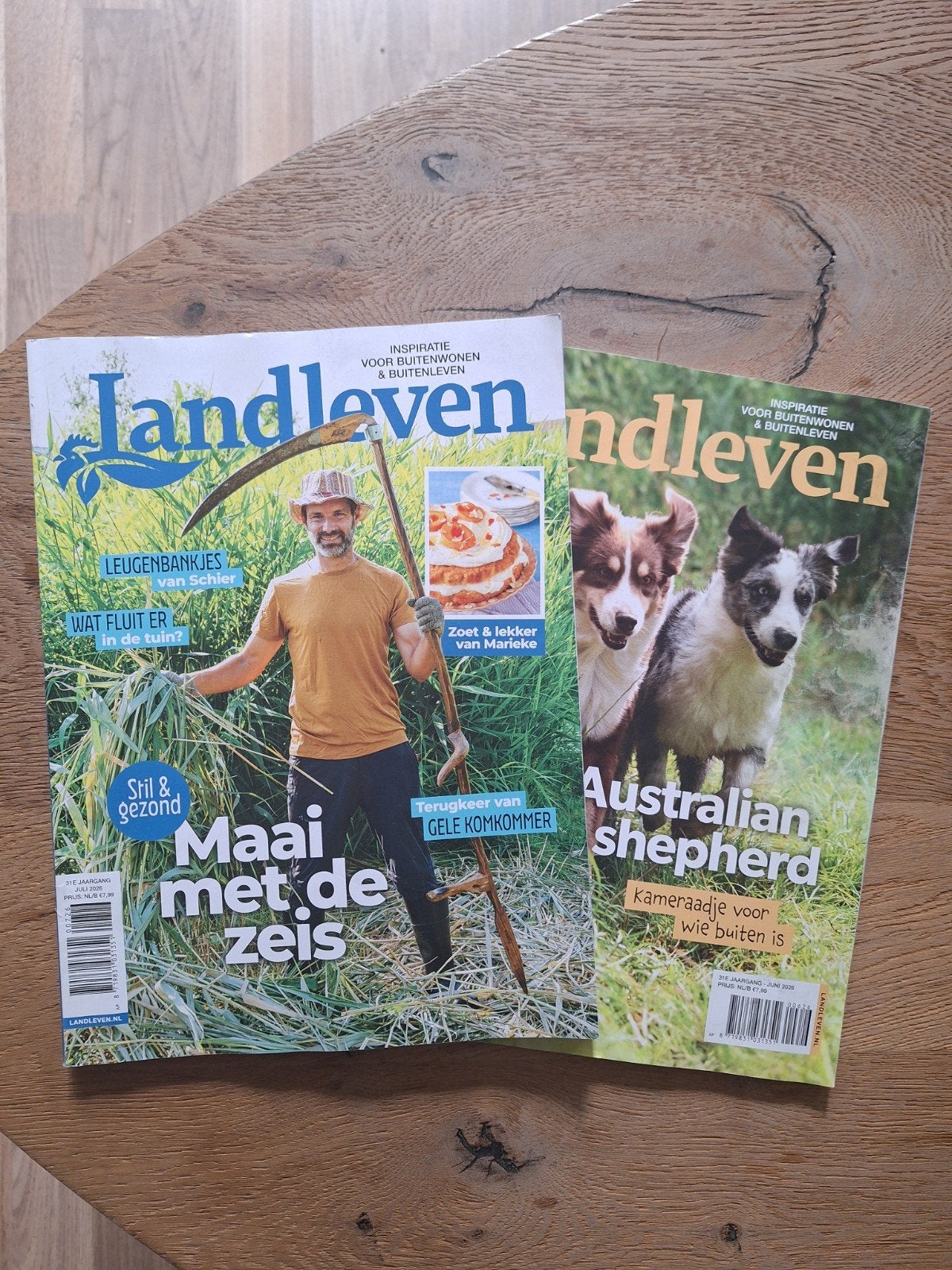 2x blad Landleven., Boeken, Ophalen of Verzenden