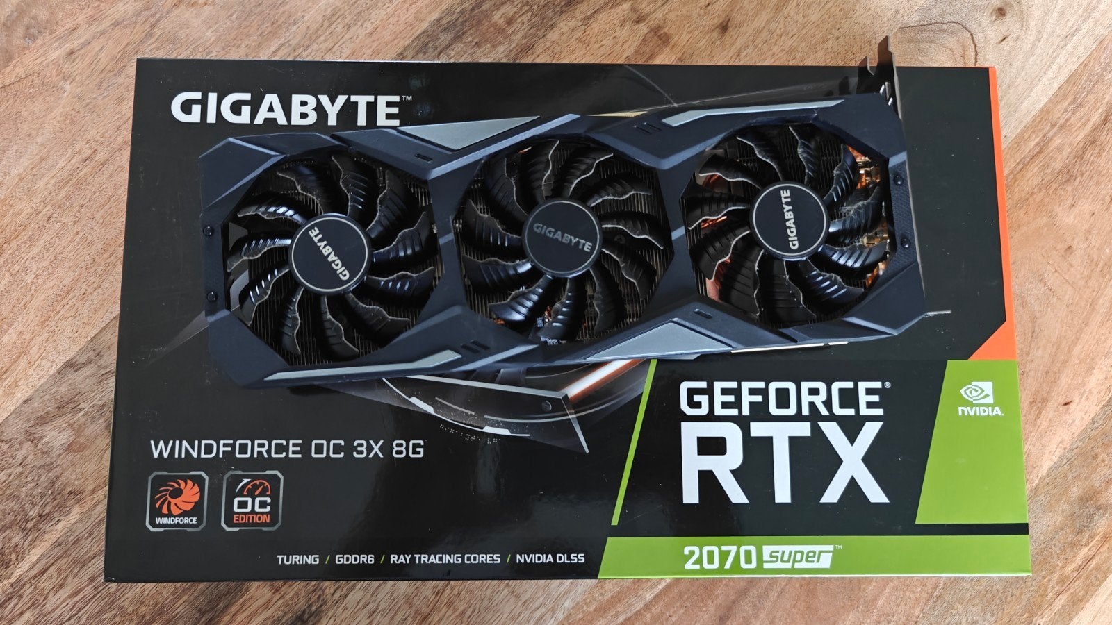 Nette GIGABYTE GeForce RTX 2070 Super te koop, Computers en Software, Videokaarten, PCI-Express 3, GDDR6, Ophalen of Verzenden