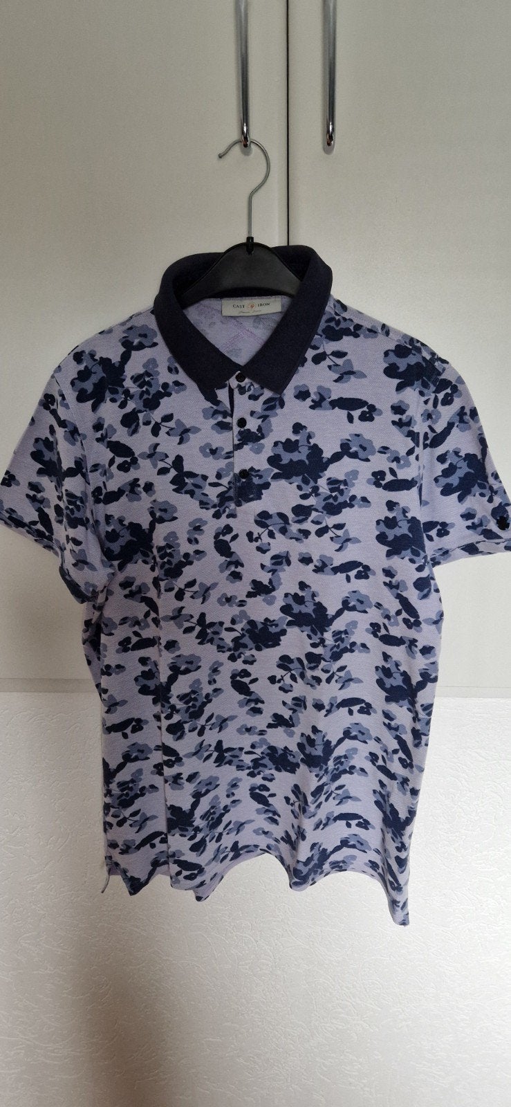 Cast Iron polo maat L zo goed als nieuw, Kleding | Heren, Polo's, Ophalen of Verzenden, Zo goed als nieuw, Maat 52/54 (L), Cast Iron