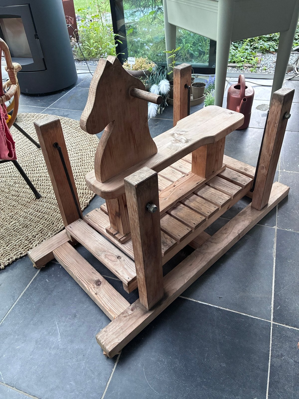 Houten hobbelpaard, Ophalen, Gebruikt, Rij- of Hobbelspeelgoed
