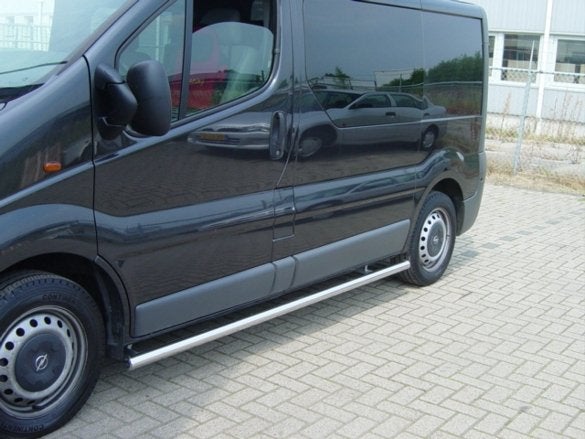 Nissan Primastar Sidebars rechte buis zonder plaat, Niet ingevuld, Niet ingevuld, Niet ingevuld