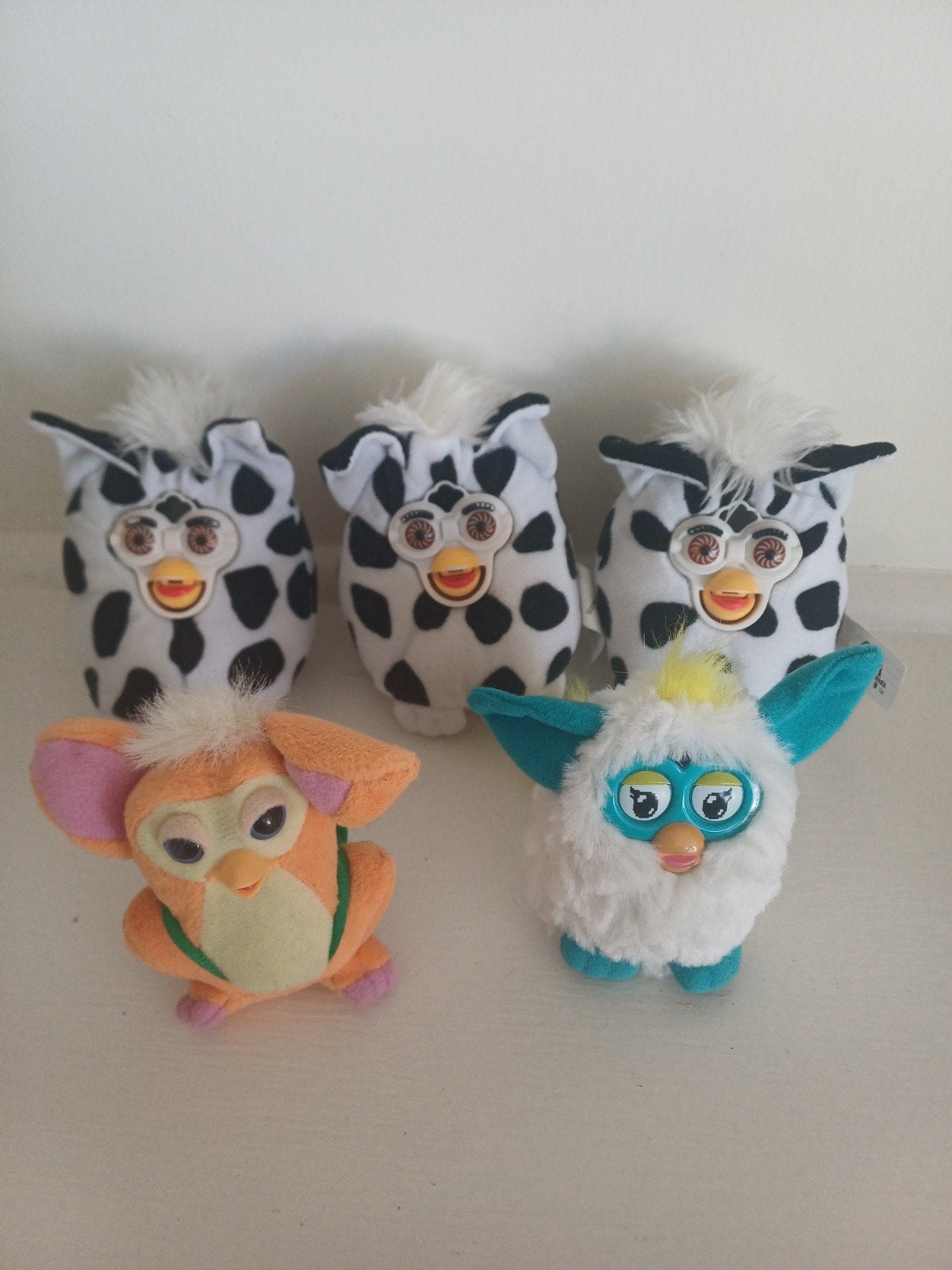 5 vintage Furby McDonald's figuurtjes - 2000, 2006, 2013, Ophalen of Verzenden, Gebruikt