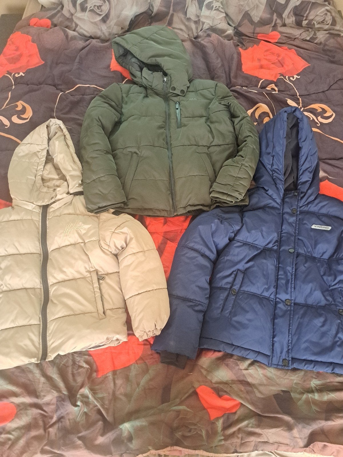3 Winterjassen: Vingino, Ballin Malelions, Malelions, Ophalen of Verzenden, Zo goed als nieuw, Jongen