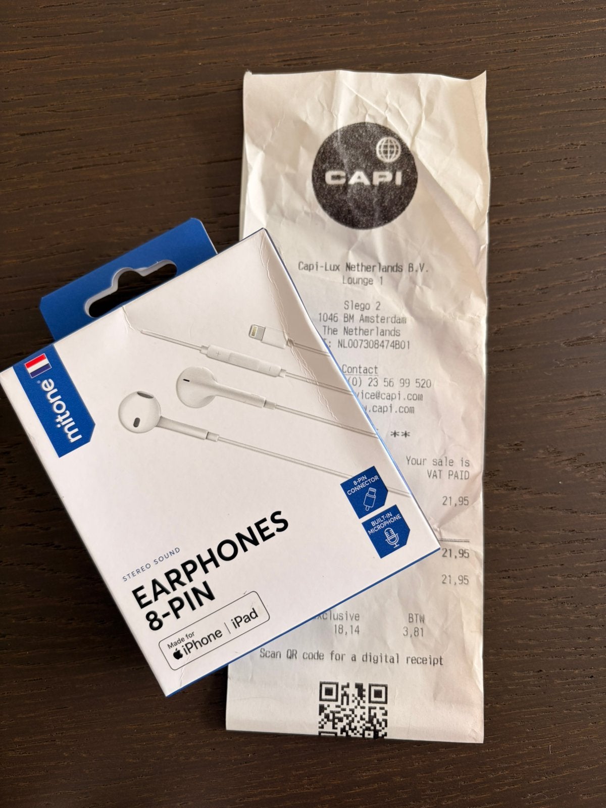 Nieuwe oortjes /aerpods met lightning aansluiting, In gehoorgang (in-ear), Overige merken, Nieuw, Ophalen of Verzenden