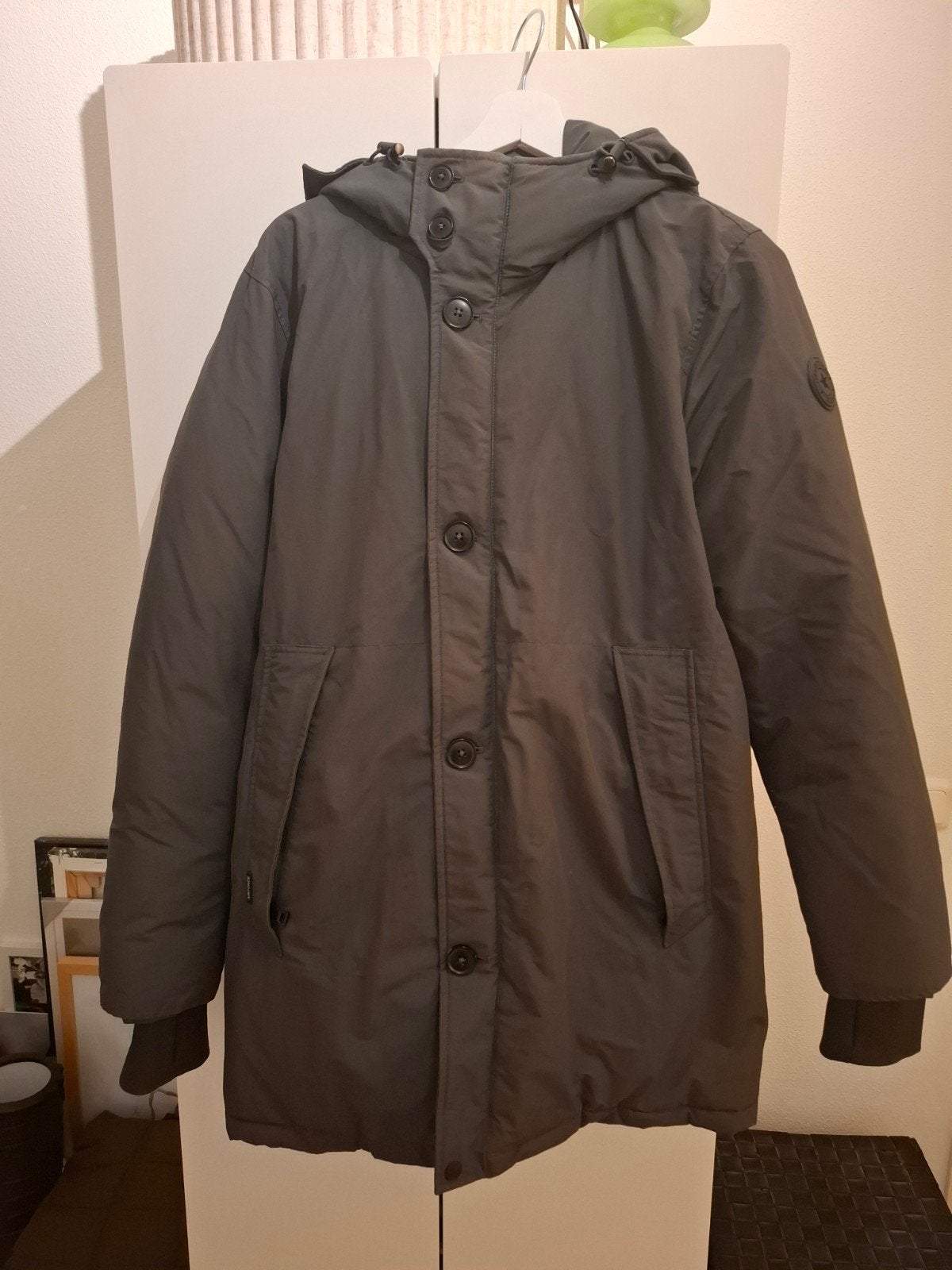 Airforce jongens parka maat S, Ophalen of Verzenden, Airforce, Grijs, Gedragen