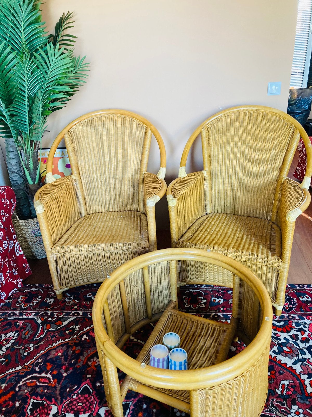 Tuinset rotan set stoelen tafel rattan zsm ophalen, Ophalen