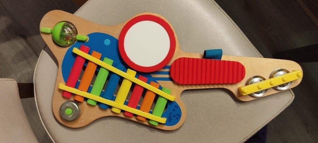 Playtive - Houten 6-in-1 Muziekinstrument Gitaar_ Educatief, Ophalen, Gebruikt, Overige typen