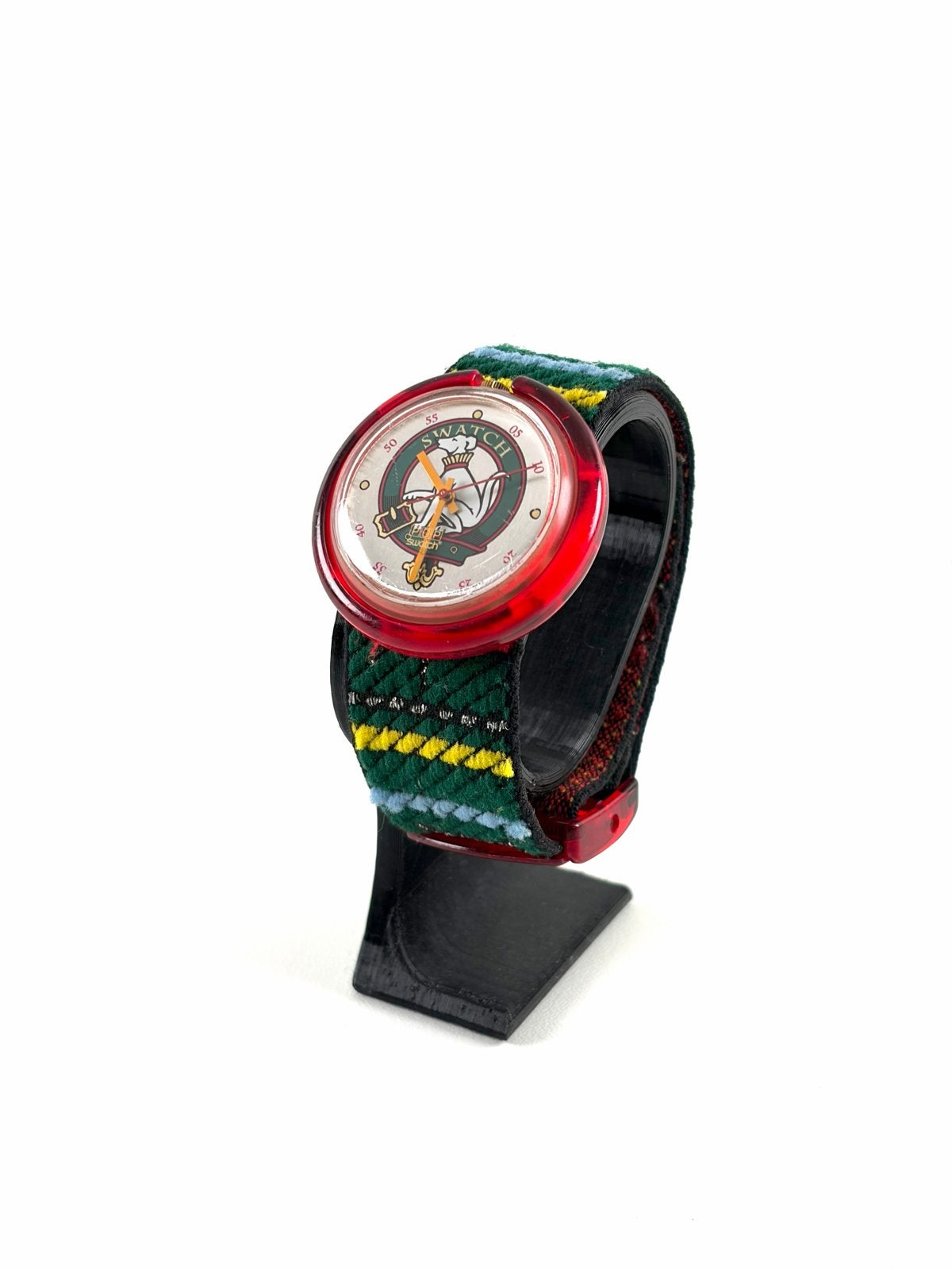 Vintage Swatch Pop Horloge MC Lola 32mm, Sieraden, Tassen en Uiterlijk, Horloges | Heren, Kunststof, Gebruikt, Polshorloge, Ophalen of Verzenden