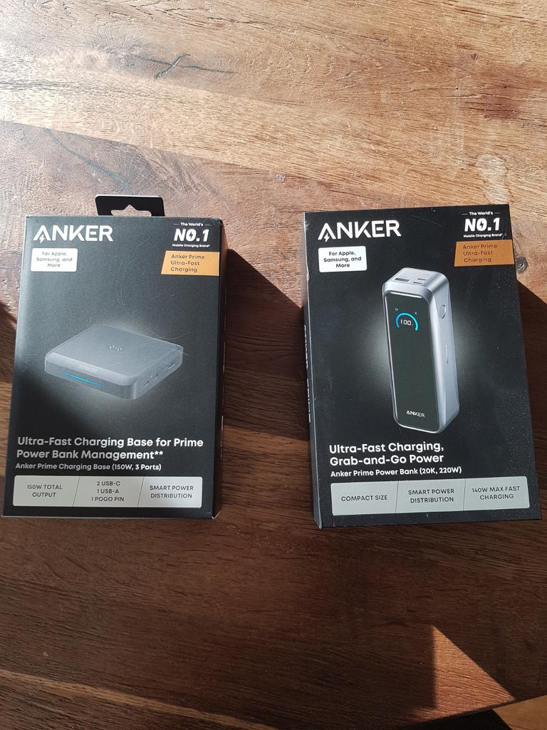 Anker Prime Power bank met oplaadstation, Telecommunicatie, Powerbanks, Nieuw, Verzenden