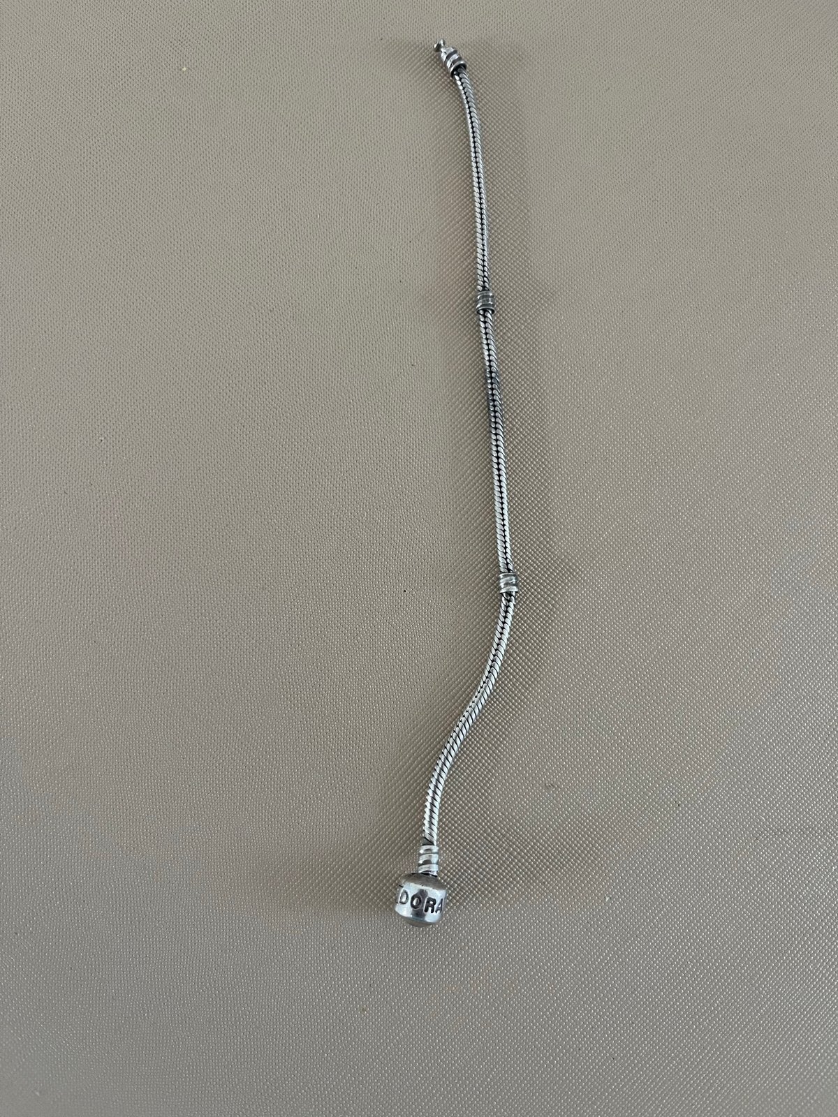 Pandora armband 19 cm met sluiting, Ophalen of Verzenden, Gebruikt, Zilver