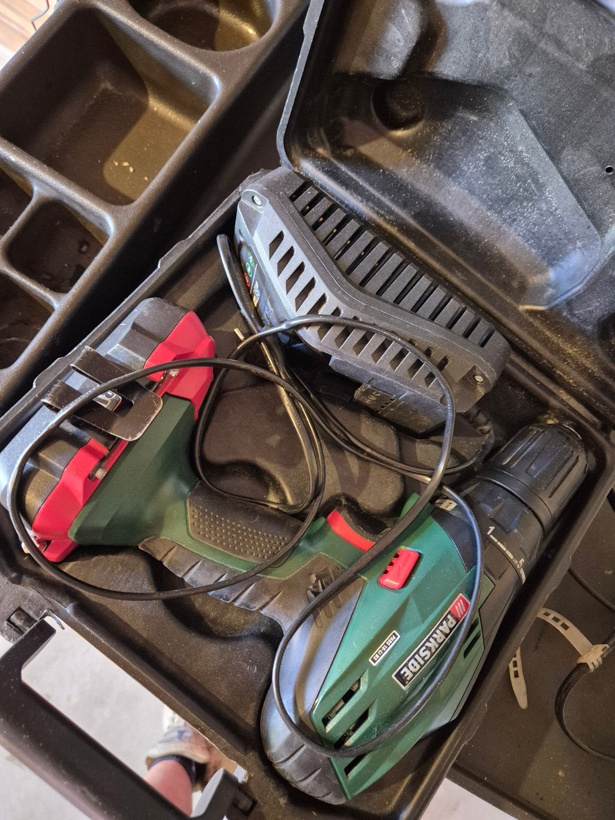 Parkside 18V accutol defect - voor onderdelen/reparatie, Gebruikt, Variabele snelheid, Ophalen of Verzenden, Boor- en Schroefmachine