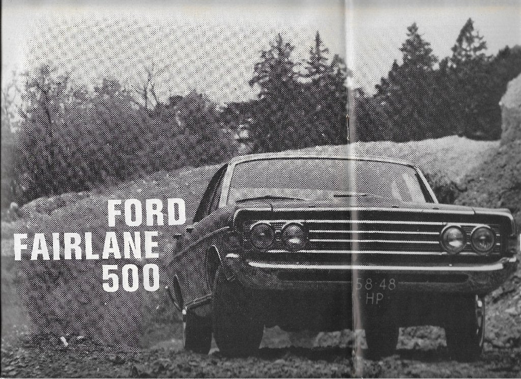 Roadtest Ford FAIRLANE 500, Autovisie 1969., Ford, Nieuw, Ophalen of Verzenden, Ford Motor Company