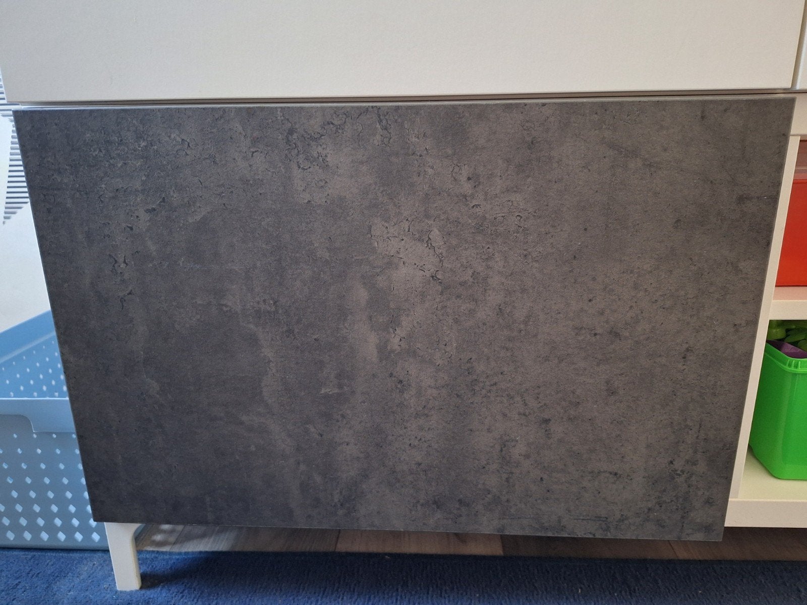 4x IKEA Besta Kallviken front (donkergrijs betonlook), Ophalen, Zo goed als nieuw