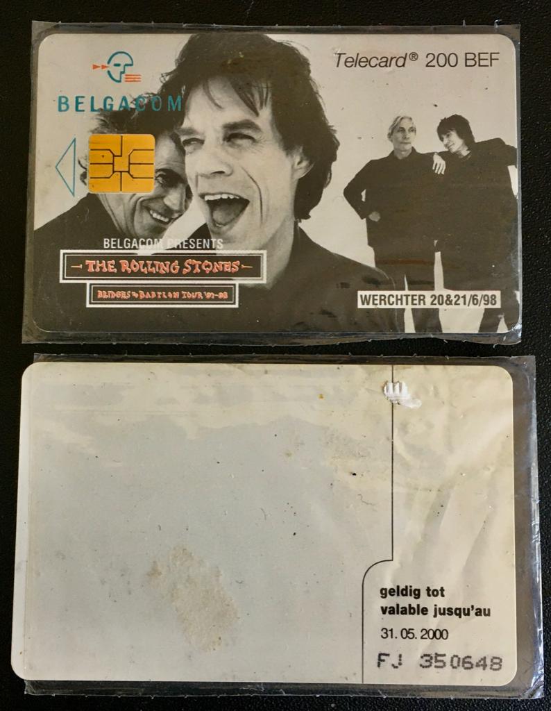 MP701E Rolling Stones TeleCard Werchter BridgestoBabylon €2, Verzamelen, Ophalen of Verzenden, Buitenland