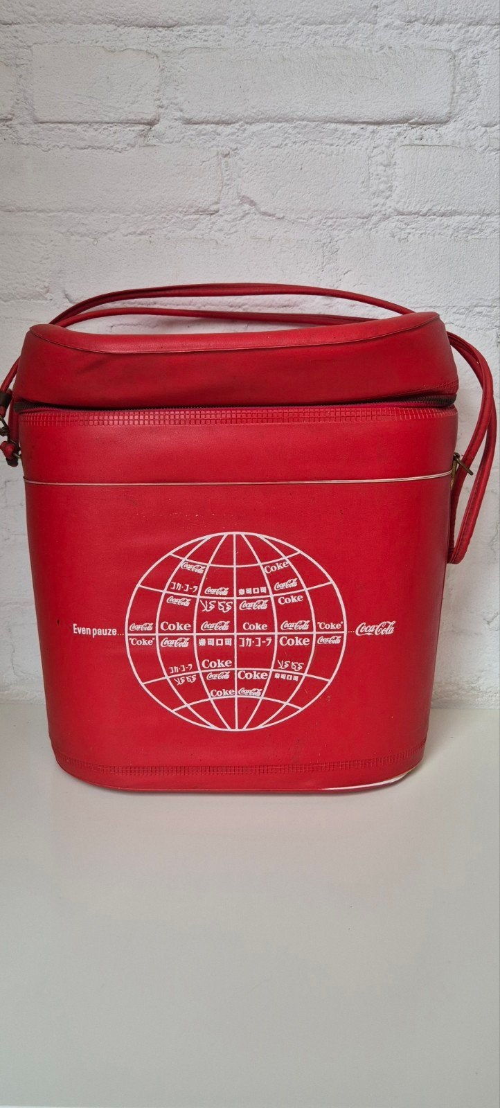 Originele, vintage Coca-Cola koeltas, Ophalen of Verzenden, Gebruikt, Gebruiksvoorwerp