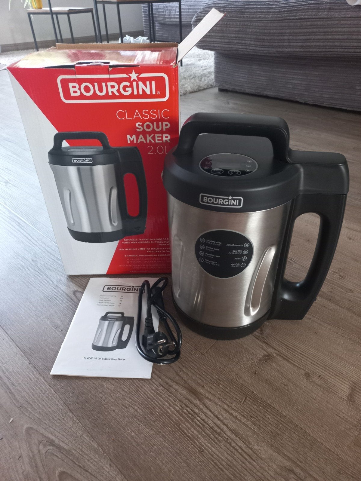 Bourgini Classic Soepmaker 2.0L, Witgoed en Apparatuur, Ophalen, Zo goed als nieuw