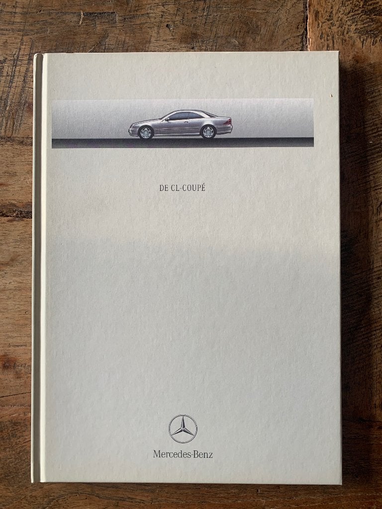 Folder, brochure Mercedes-Benz CL-klasse C215 1999 nieu, Nieuw, Mercedes-Benz, Mercedes, Ophalen of Verzenden