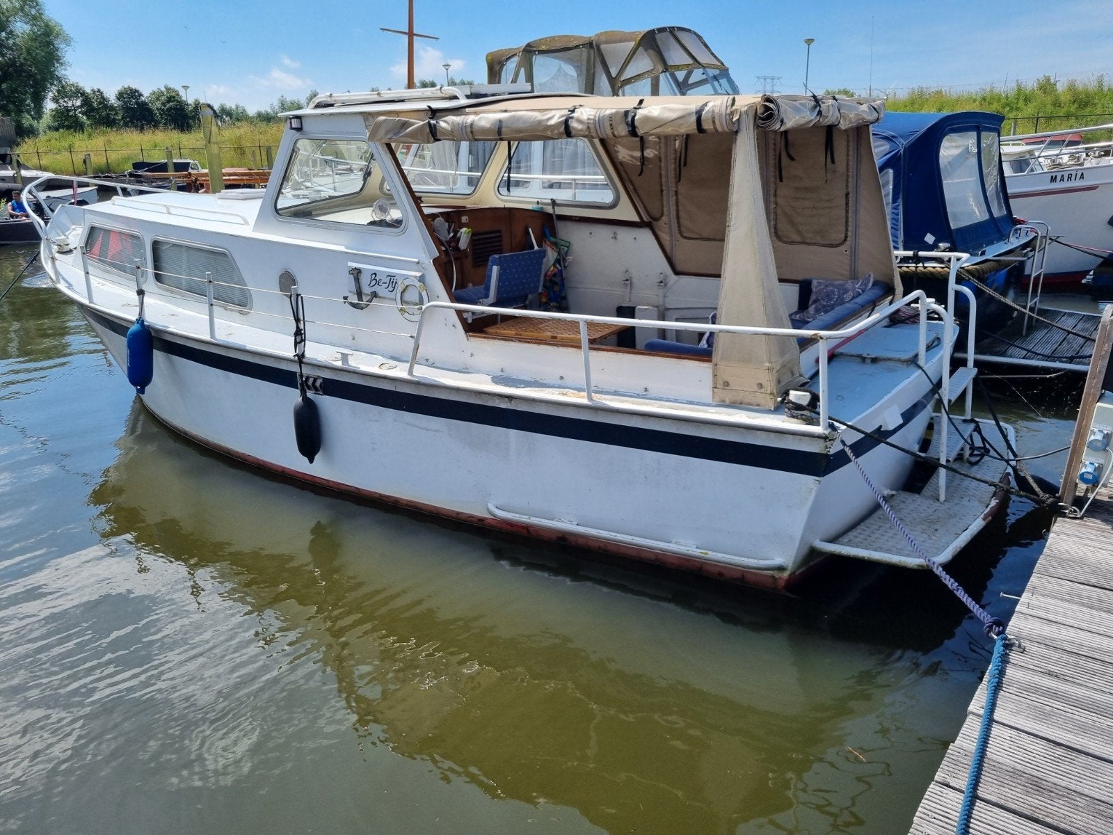 Dongemond kruiser 950 met schilderwerk, Overige merken, 9 m, Gebruikt, Diesel
