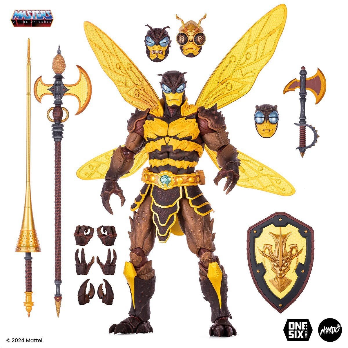 Mondo MOTU 1/6 Buzz-Off Masters of the Universe He-Man, Ophalen of Verzenden, Nieuw, Actiefiguur of Pop