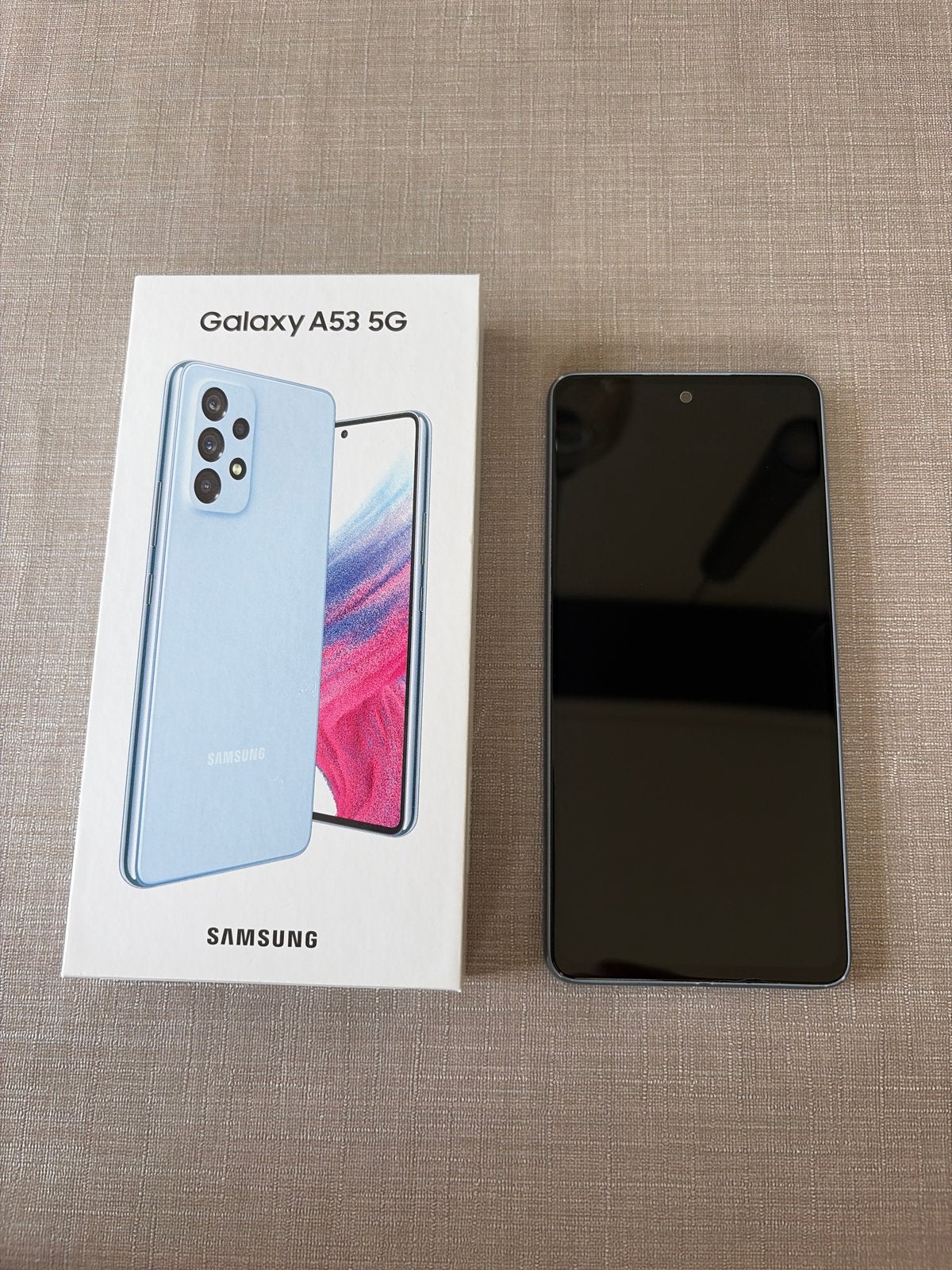 Samsung Galaxy A53 5G 256GB Blauw, Telecommunicatie, Mobiele telefoons | Samsung, Blauw, Touchscreen, Ophalen of Verzenden, Zo goed als nieuw