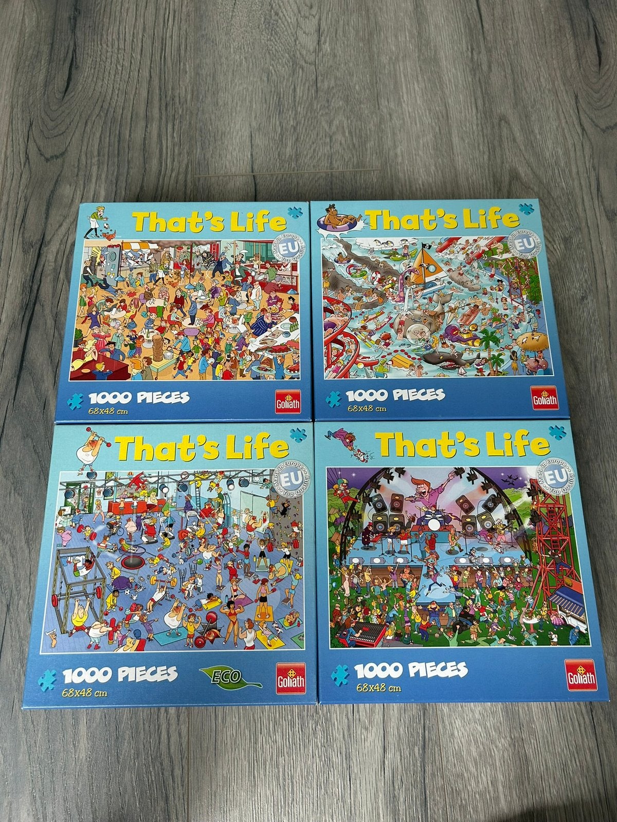 4 That’s life puzzels 1000 stukjes, Ophalen of Verzenden, 500 t/m 1500 stukjes, Zo goed als nieuw