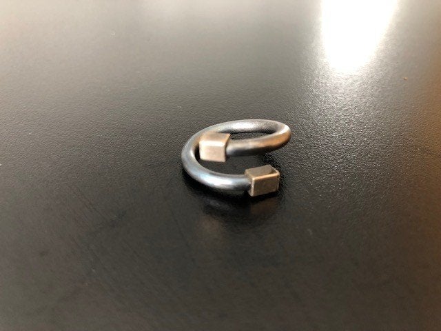 Ring zilver | metaal, Verzenden, Dame, Zilver, Zilver