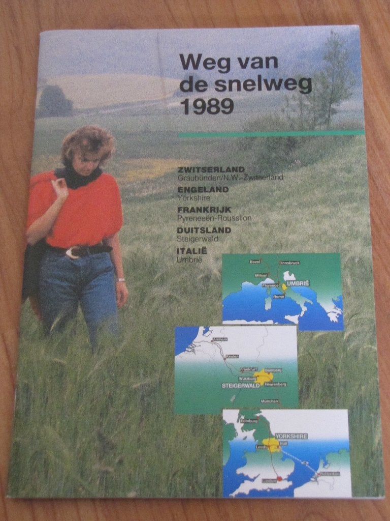 Weg van de snelweg, 1989, Boeken, Reisgidsen, Overige merken, Europa, Nieuw, Ophalen of Verzenden