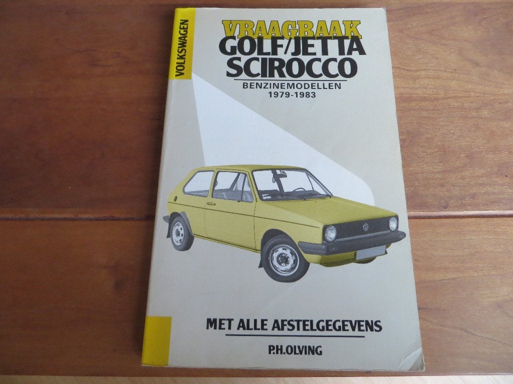 Vraagbaak VW Golf, VW Golf GTi, VW Jetta, VW Scirocco '79-83, Ophalen of Verzenden