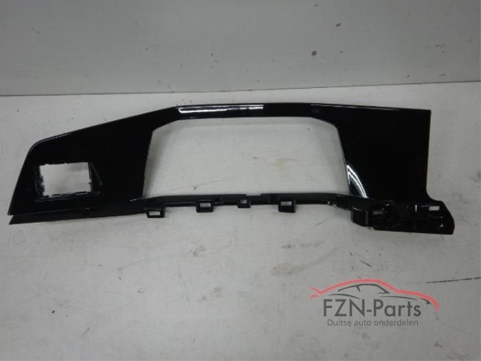 VW Golf 8 facelift Dashboard inleg Hoogglans Zwart, Ophalen of Verzenden, Gebruikt