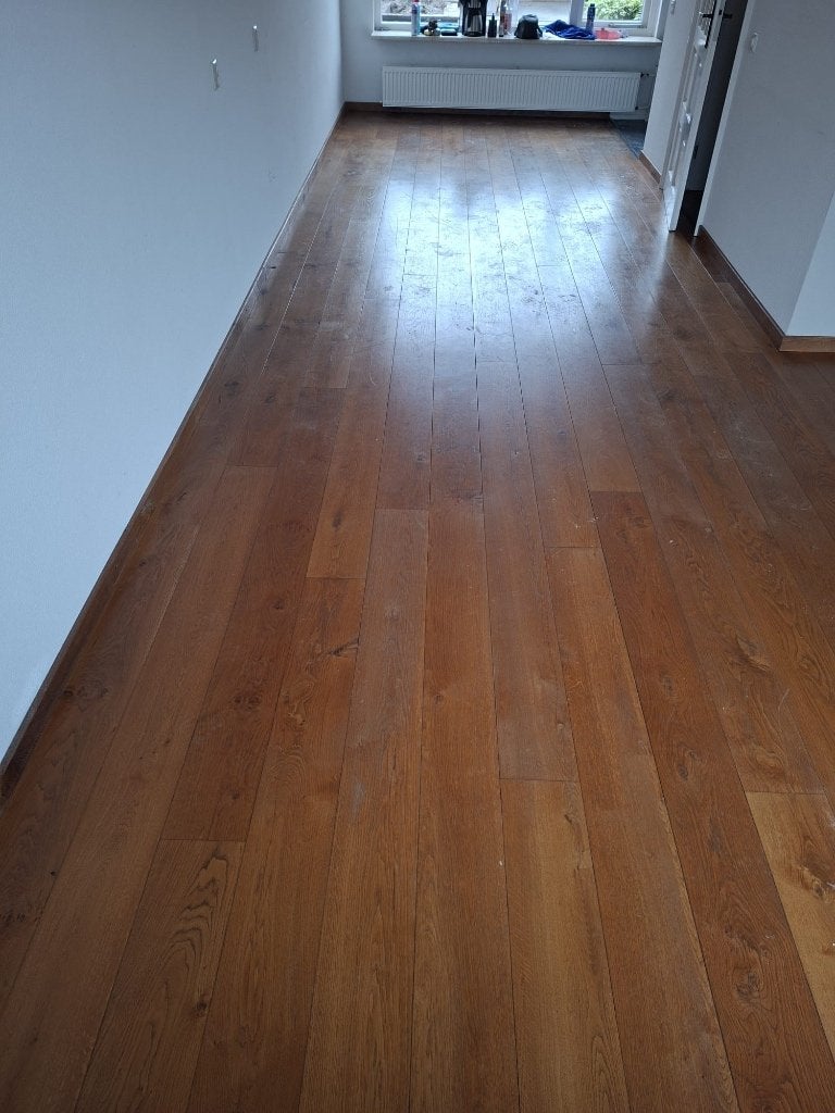 Massief eiken houten vloer, Ophalen, Gebruikt